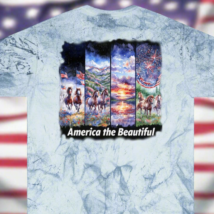 Patriotic 4th of July Horse T-Shirt