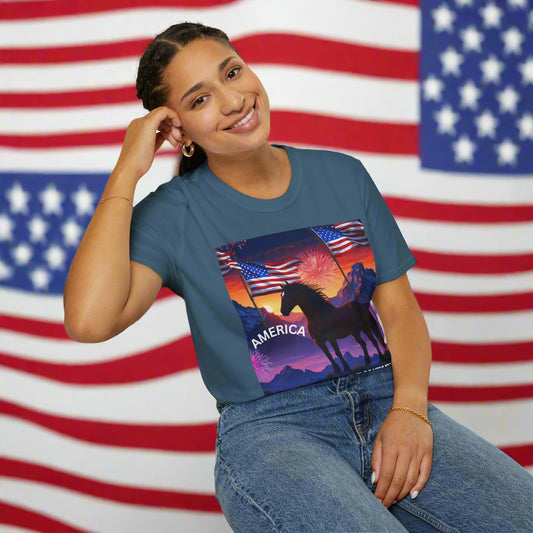 Patriotic Horse T-Shirt