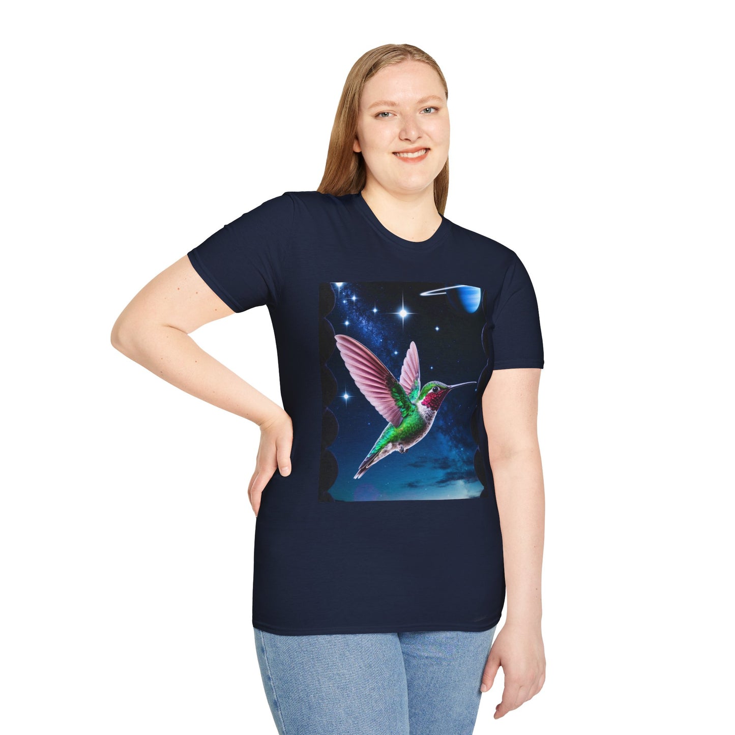 Hummingbird Space Unisex T-Shirt