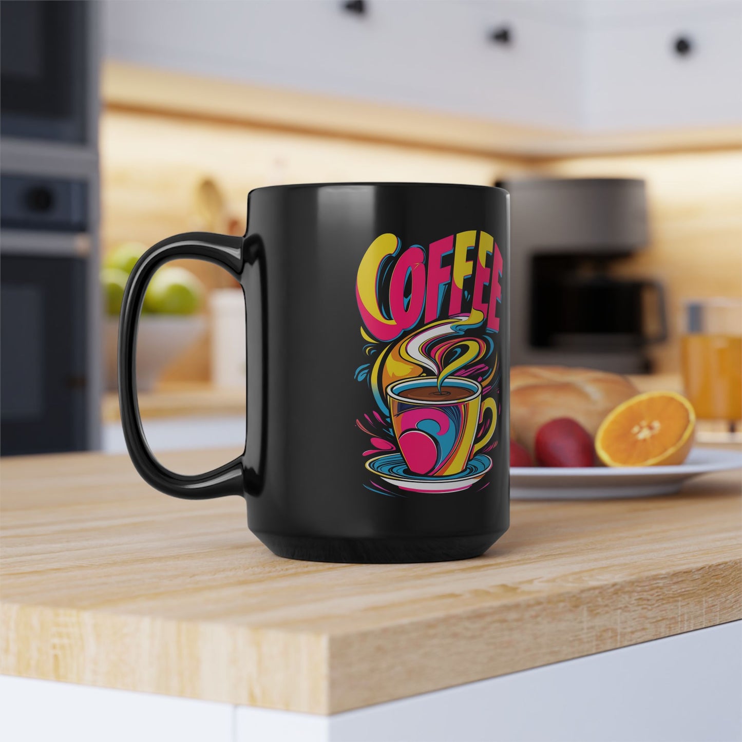 Coffee Mug - Bright Colors 'Coffee' Design