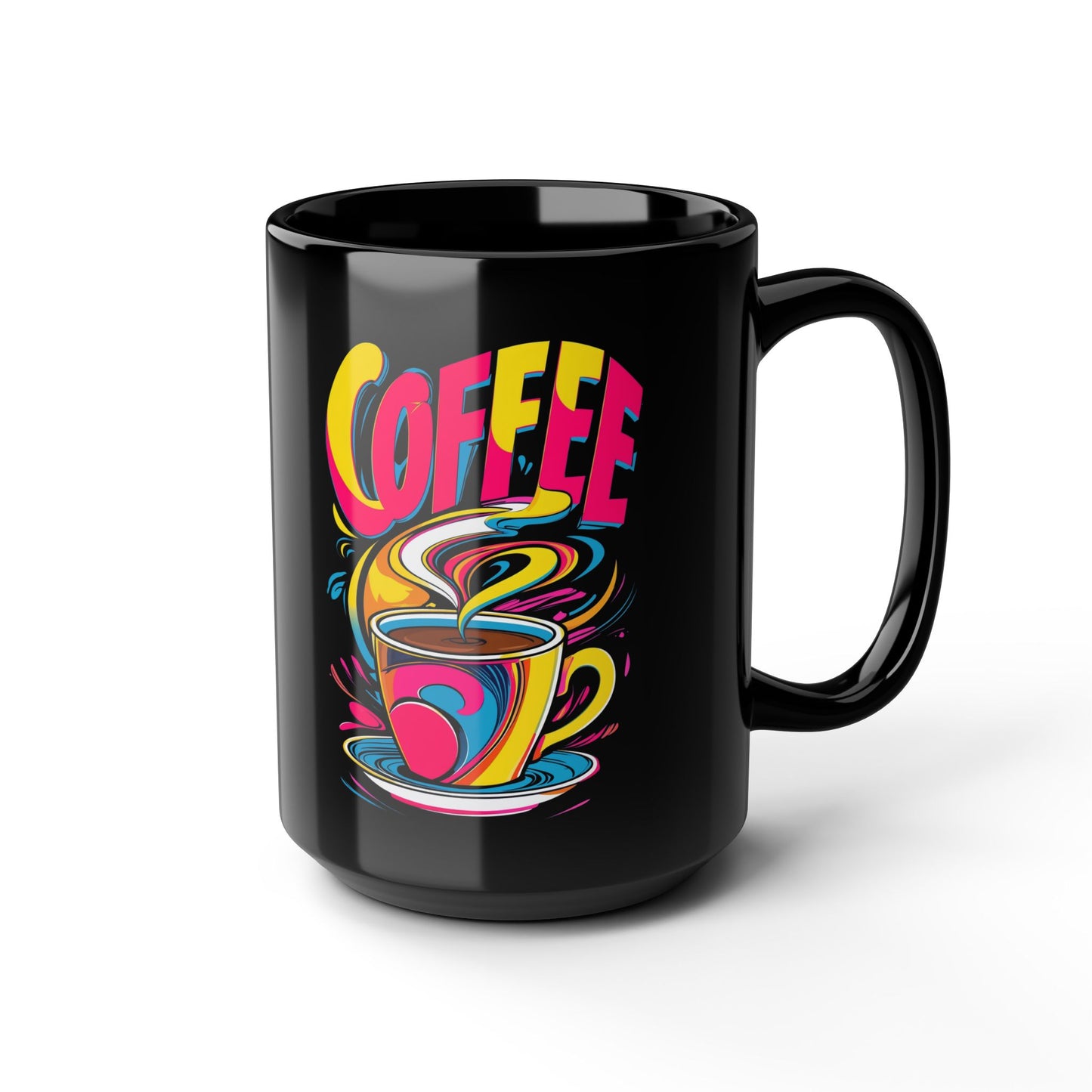 Coffee Mug - Bright Colors 'Coffee' Design