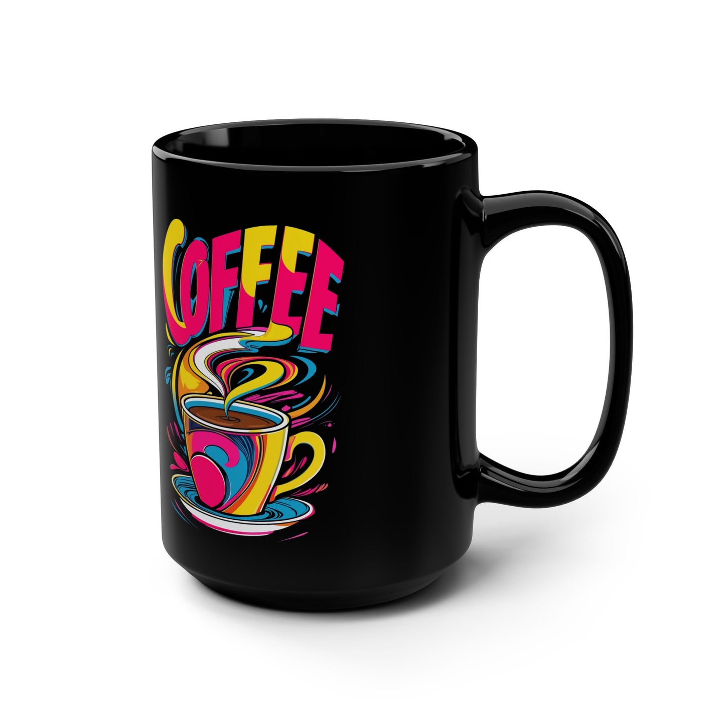 Coffee Mug - Bright Colors 'Coffee' Design