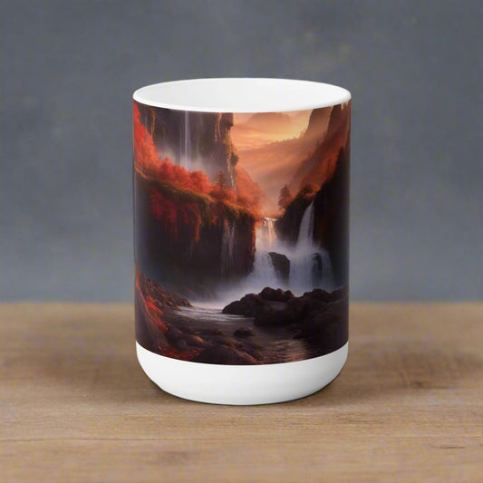 Lovely waterfall at Sunrise