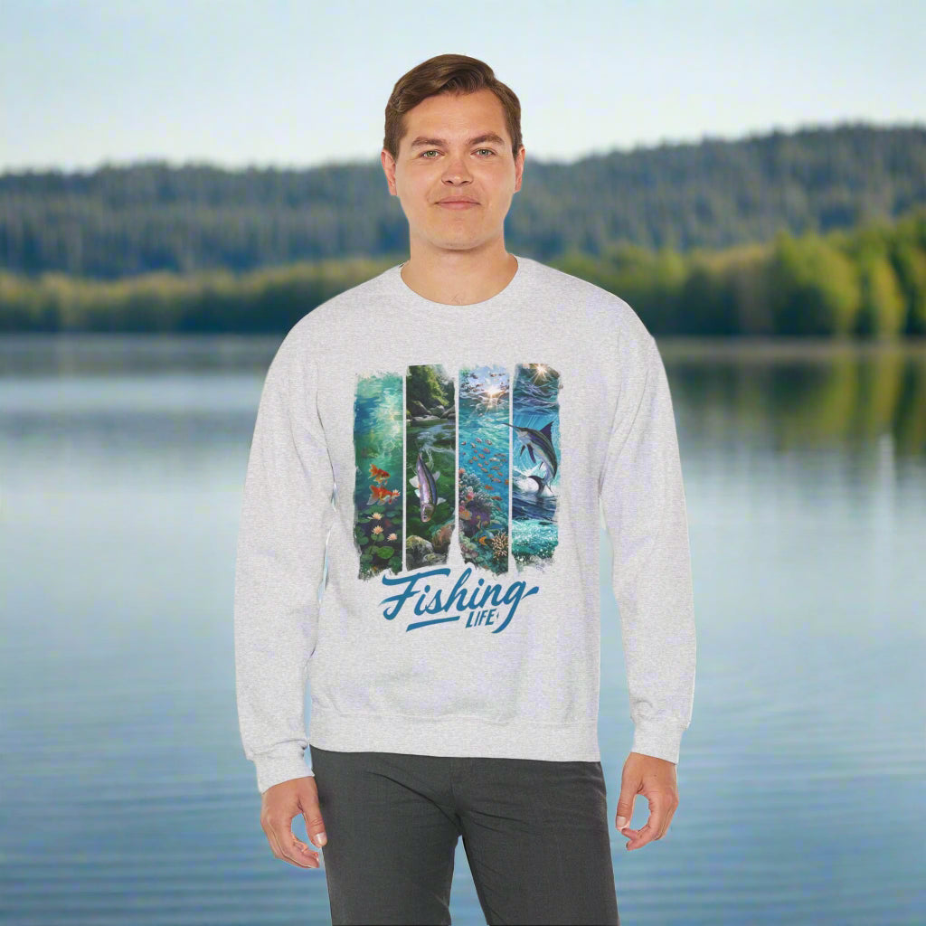 "Fishing Life" Sweatshirt - Unisex