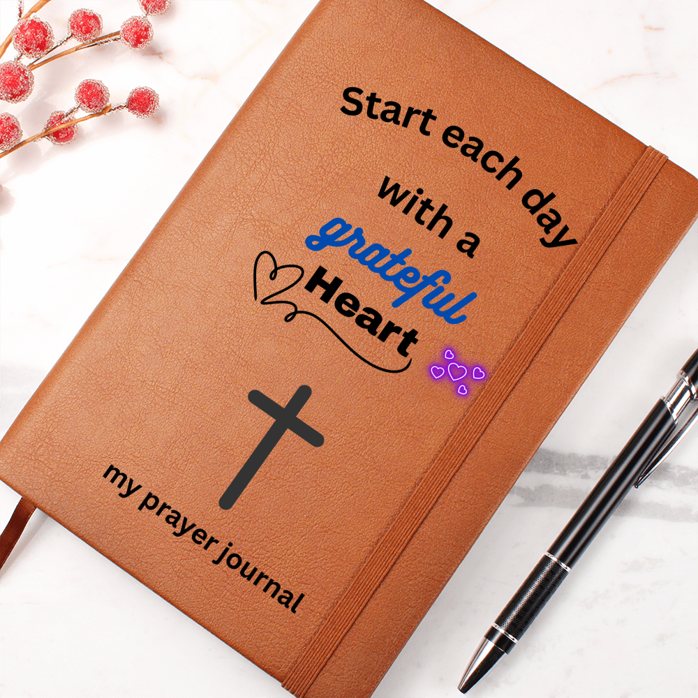 A Leather-Bound Prayer Journal