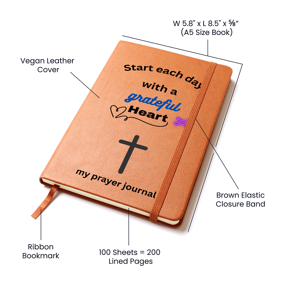 A Leather-Bound Prayer Journal