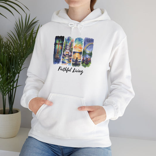 "Faithful Living" Hoodie