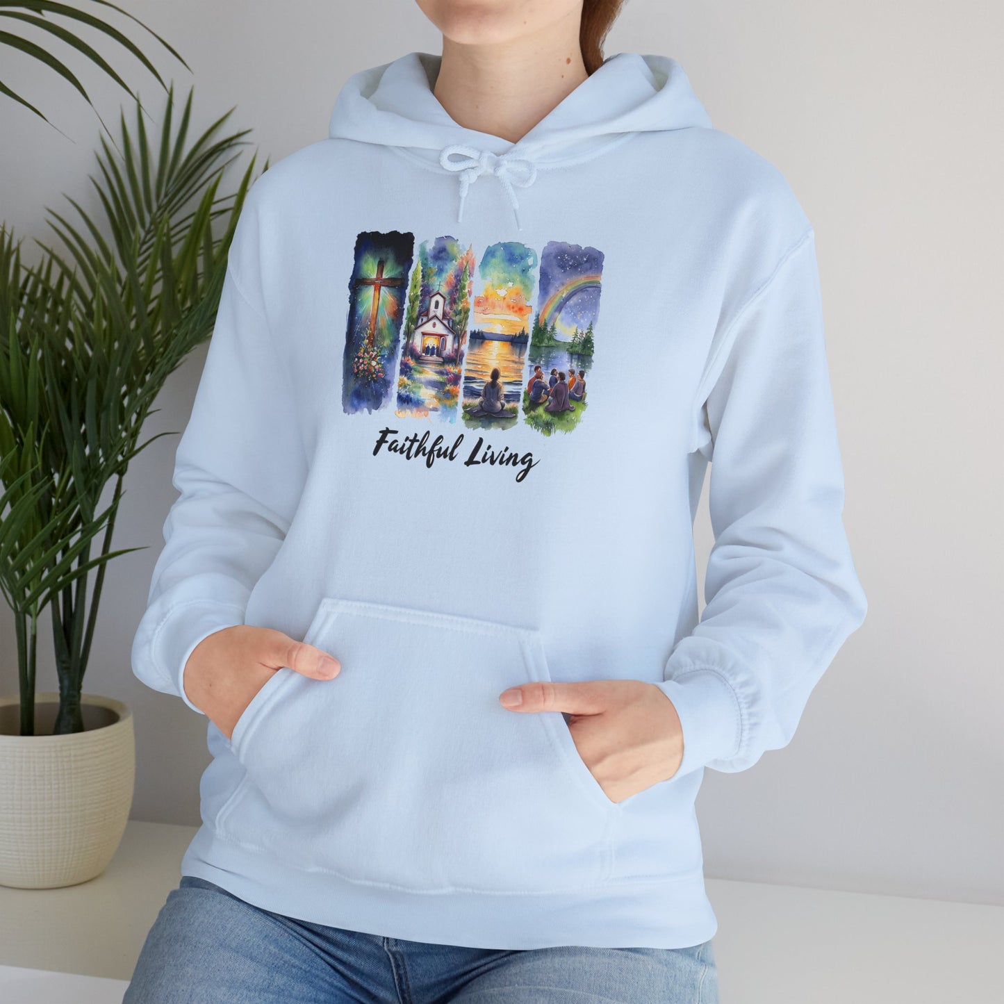 "Faithful Living" Hoodie