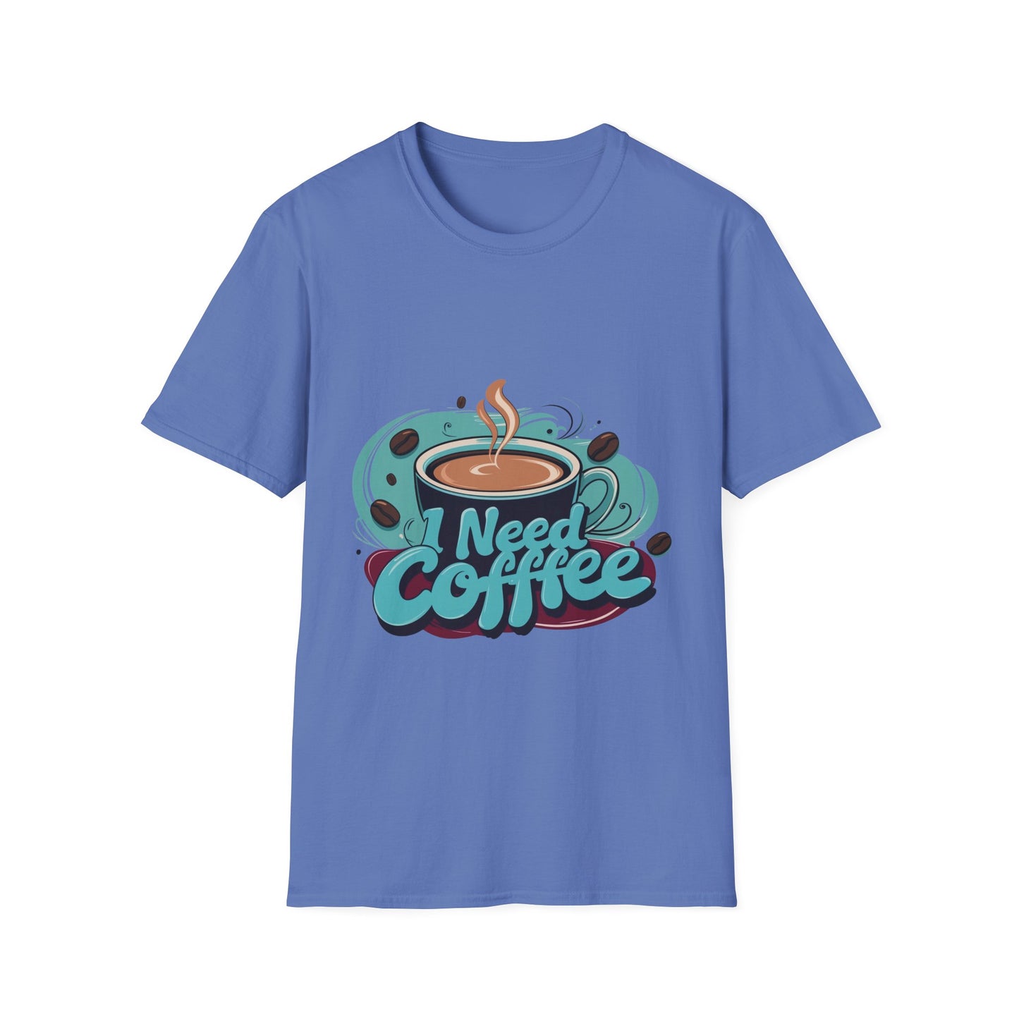 T-Shirt 'I Need Coffee' Gift for coffee lovers