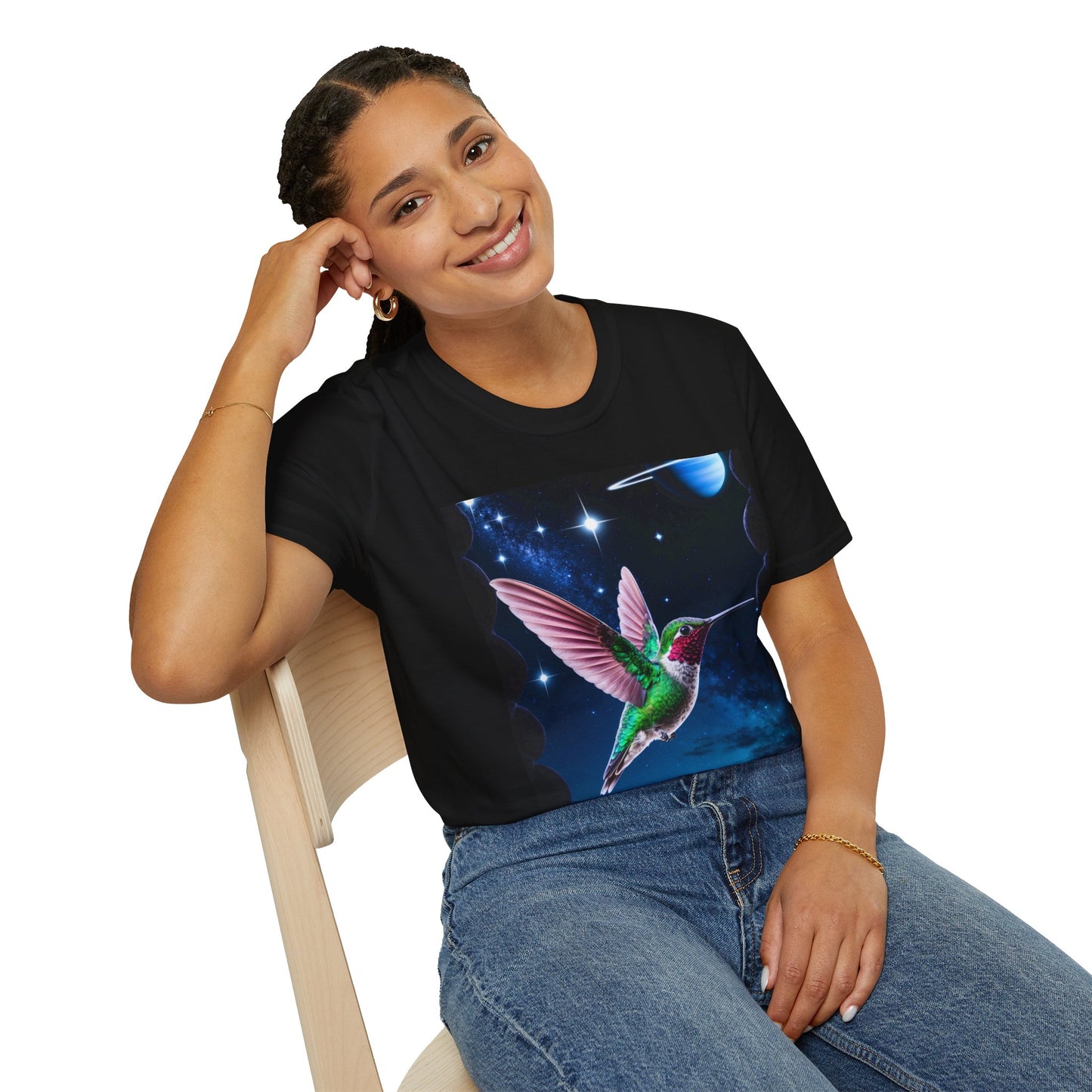 Hummingbird Space Unisex T-Shirt