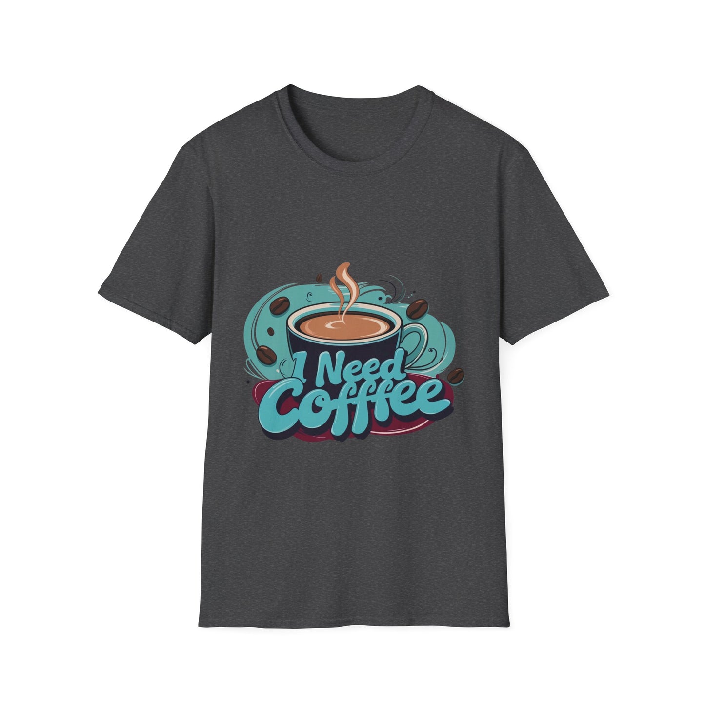 T-Shirt 'I Need Coffee' Gift for coffee lovers