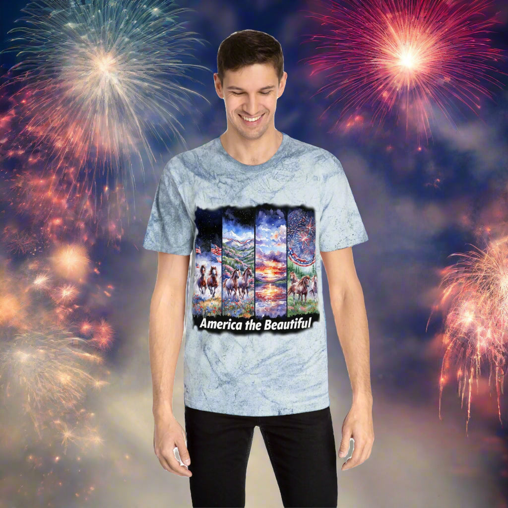 Patriotic 4th of July Horse T-Shirt