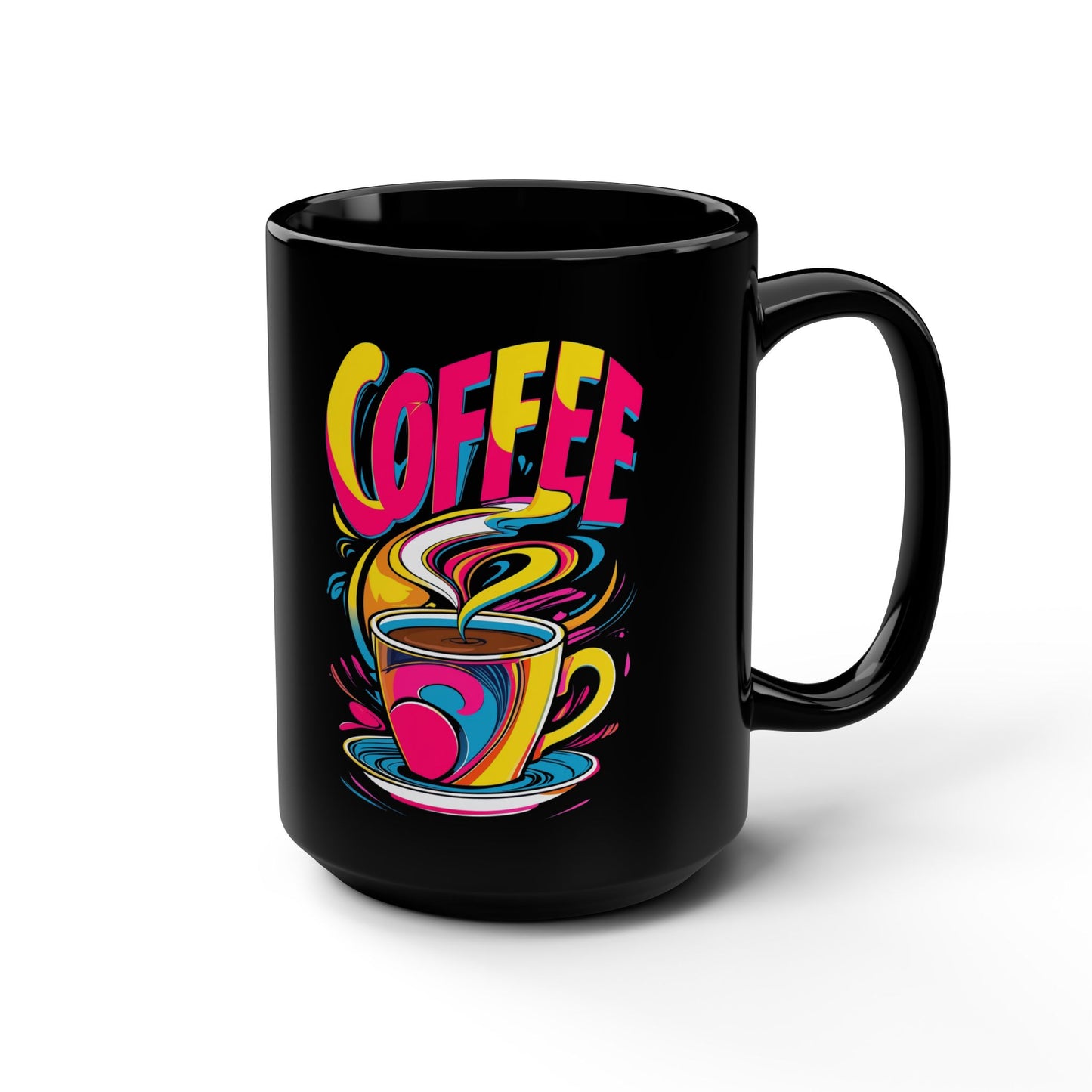 Coffee Mug - Bright Colors 'Coffee' Design