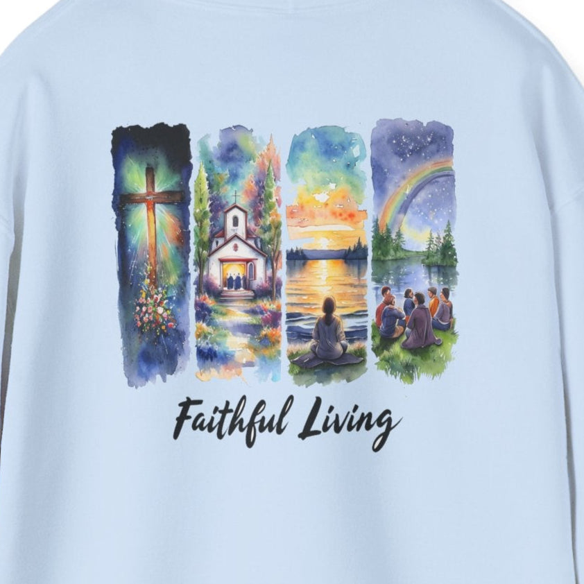 "Faithful Living" Hoodie