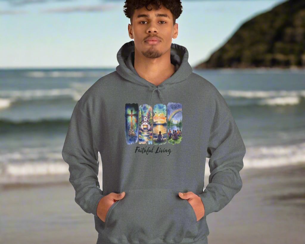 "Faithful Living" Hoodie