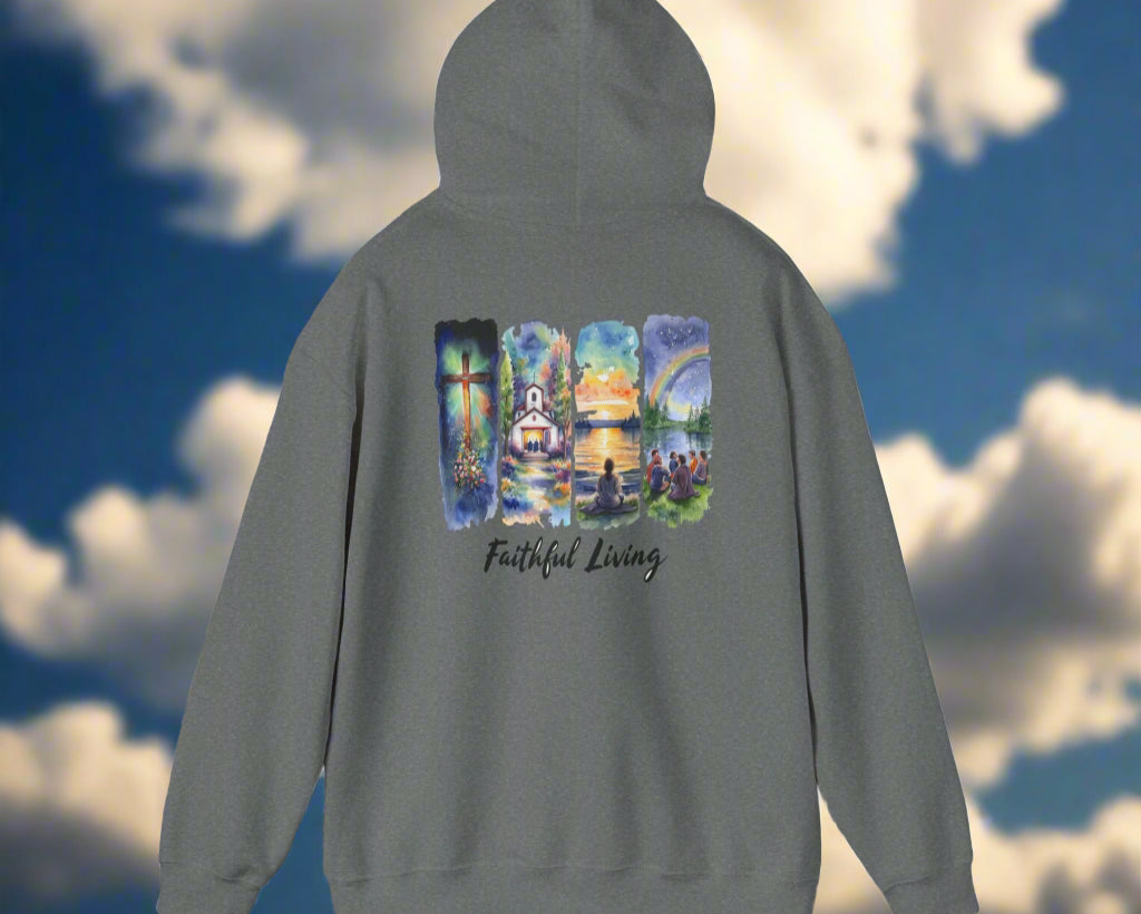 "Faithful Living" Hoodie