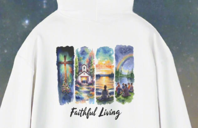 "Faithful Living" Hoodie