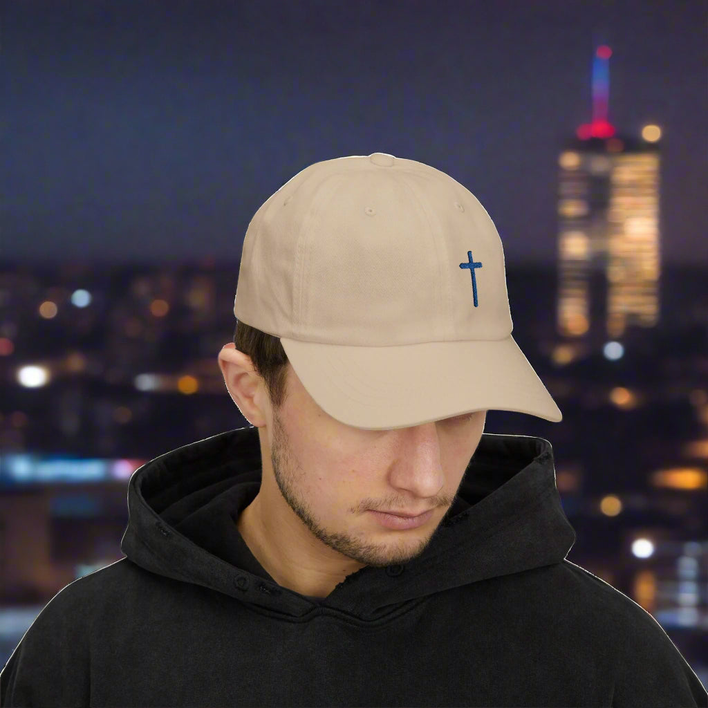 Embroidered Cross Cap