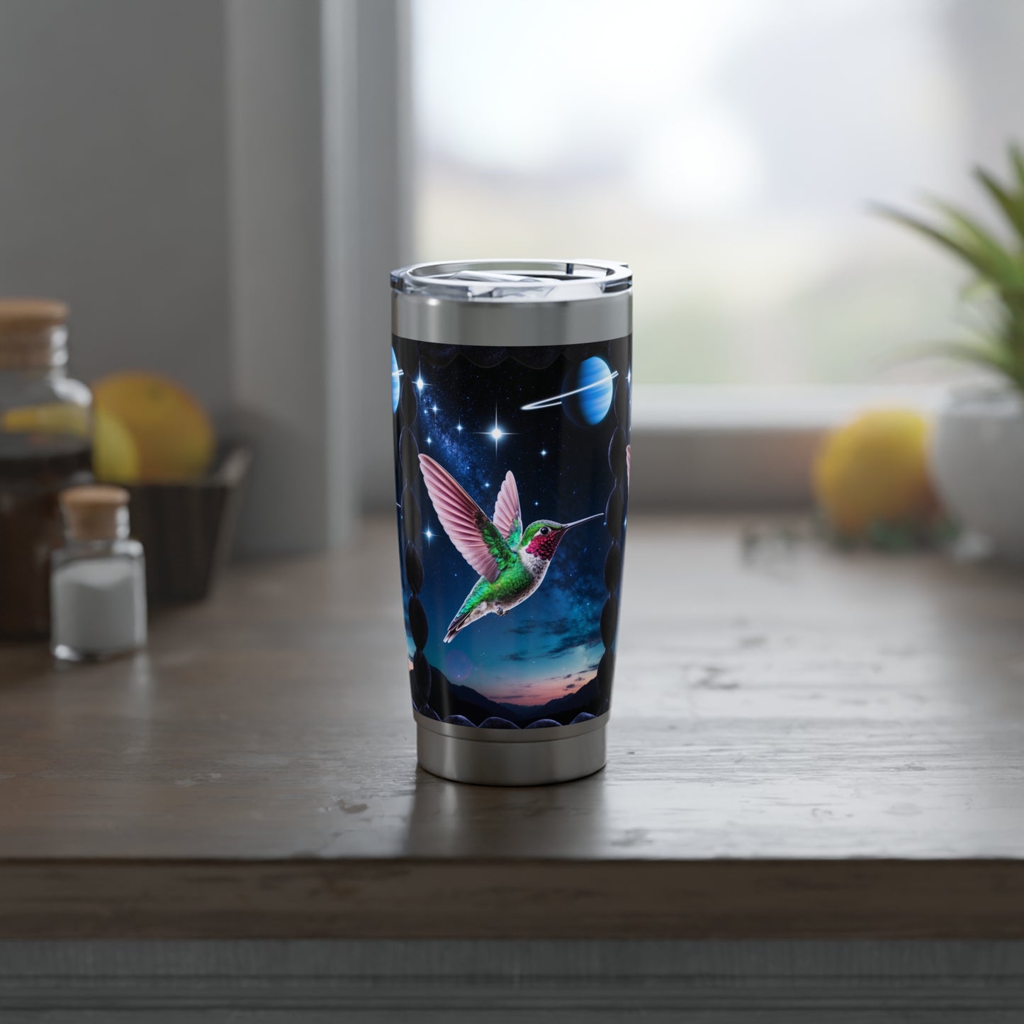Space Hummingbird Tumbler