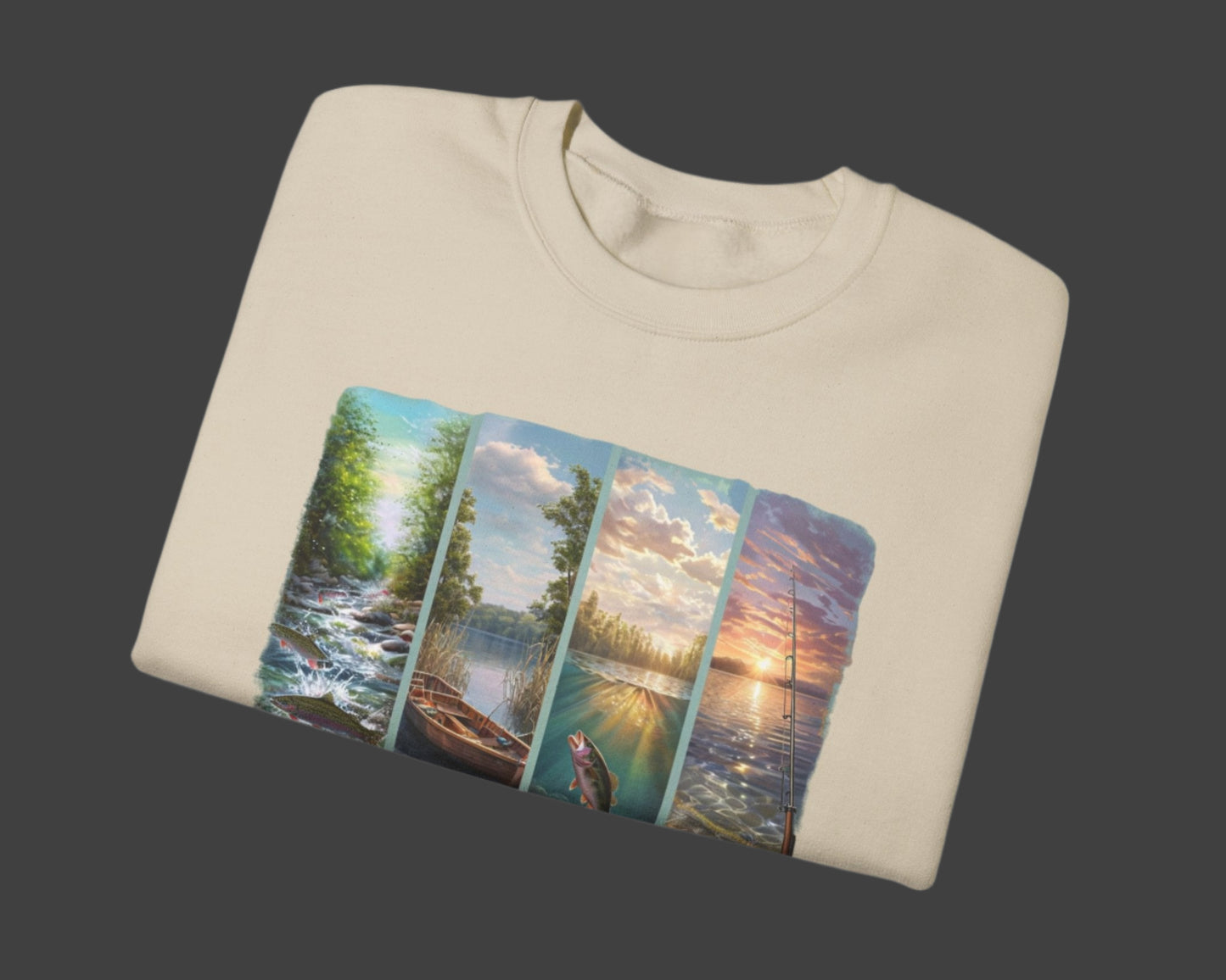 "Fishing Life" Crewneck Sweatshirt