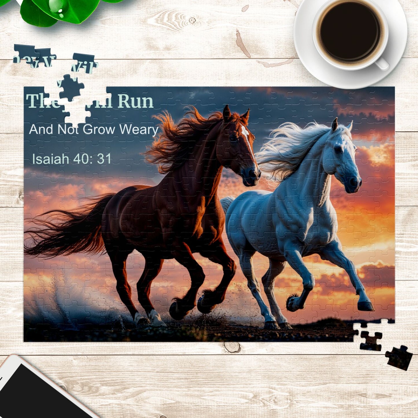 Jigsaw Puzzle -They Will Run and Not Grow Weary