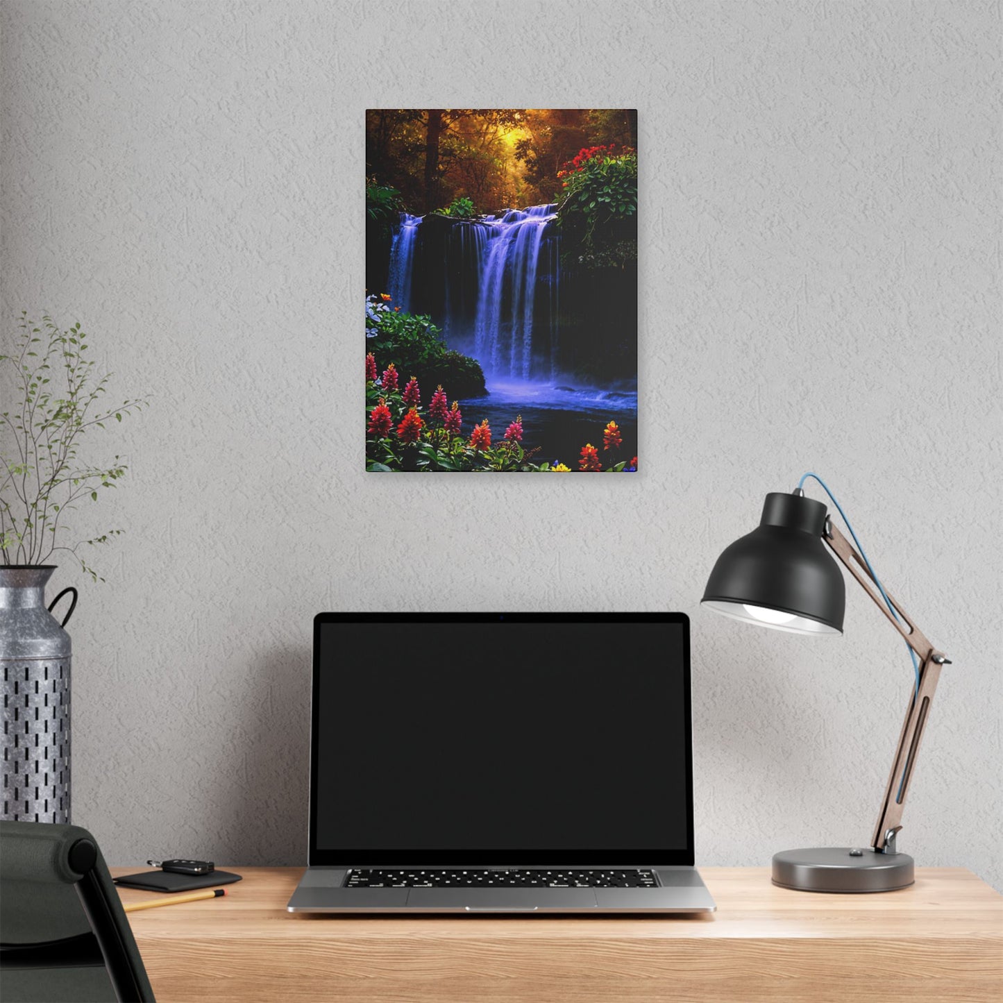 Brilliant Waterfall design on Stretched Canvas