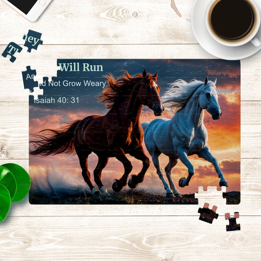 Jigsaw Puzzle -They Will Run and Not Grow Weary