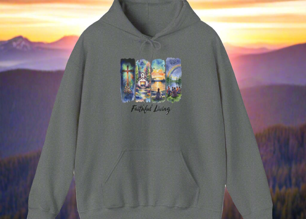 "Faithful Living" Hoodie
