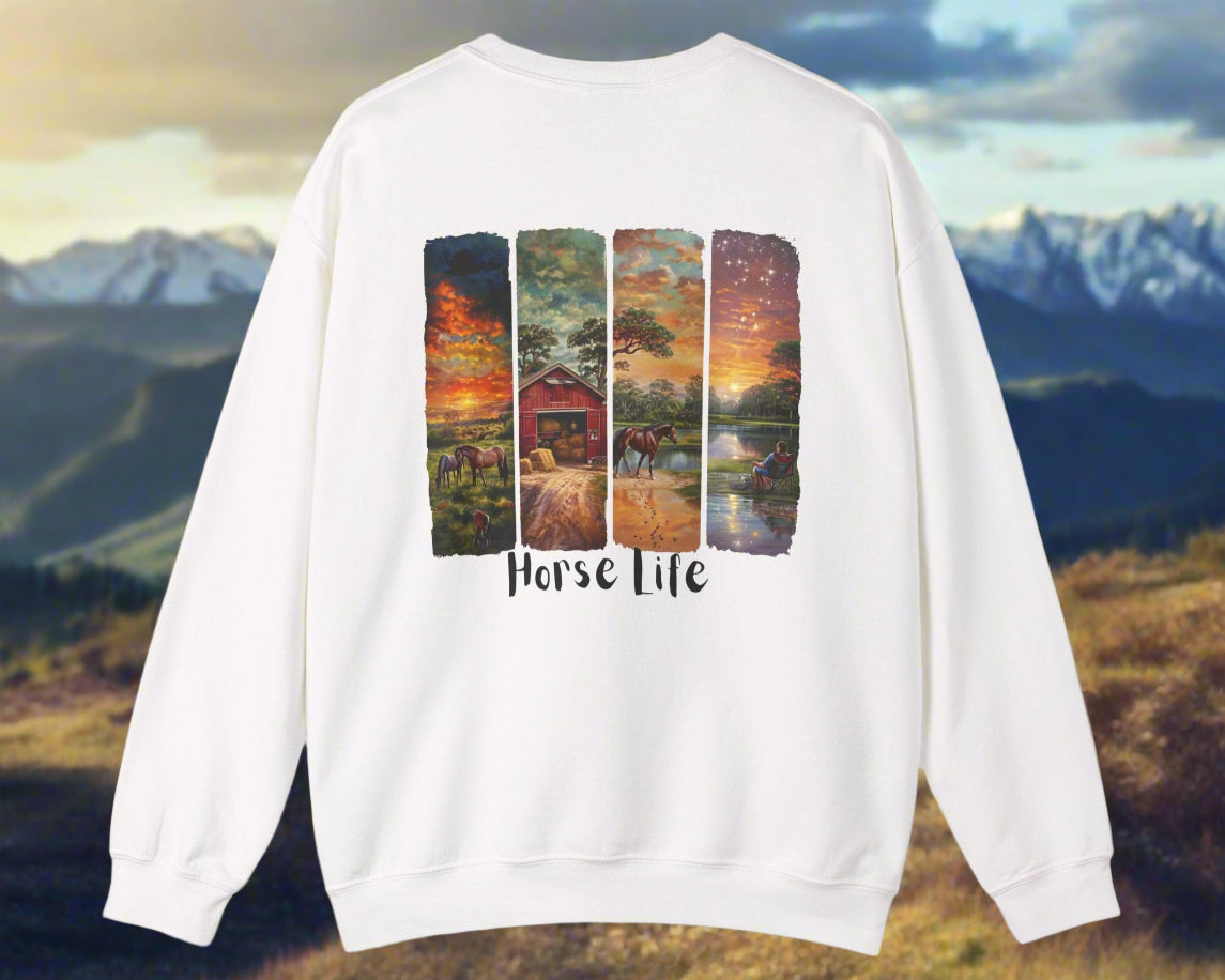 "Horse Life" Unisex Sweatshirt - Crewneck