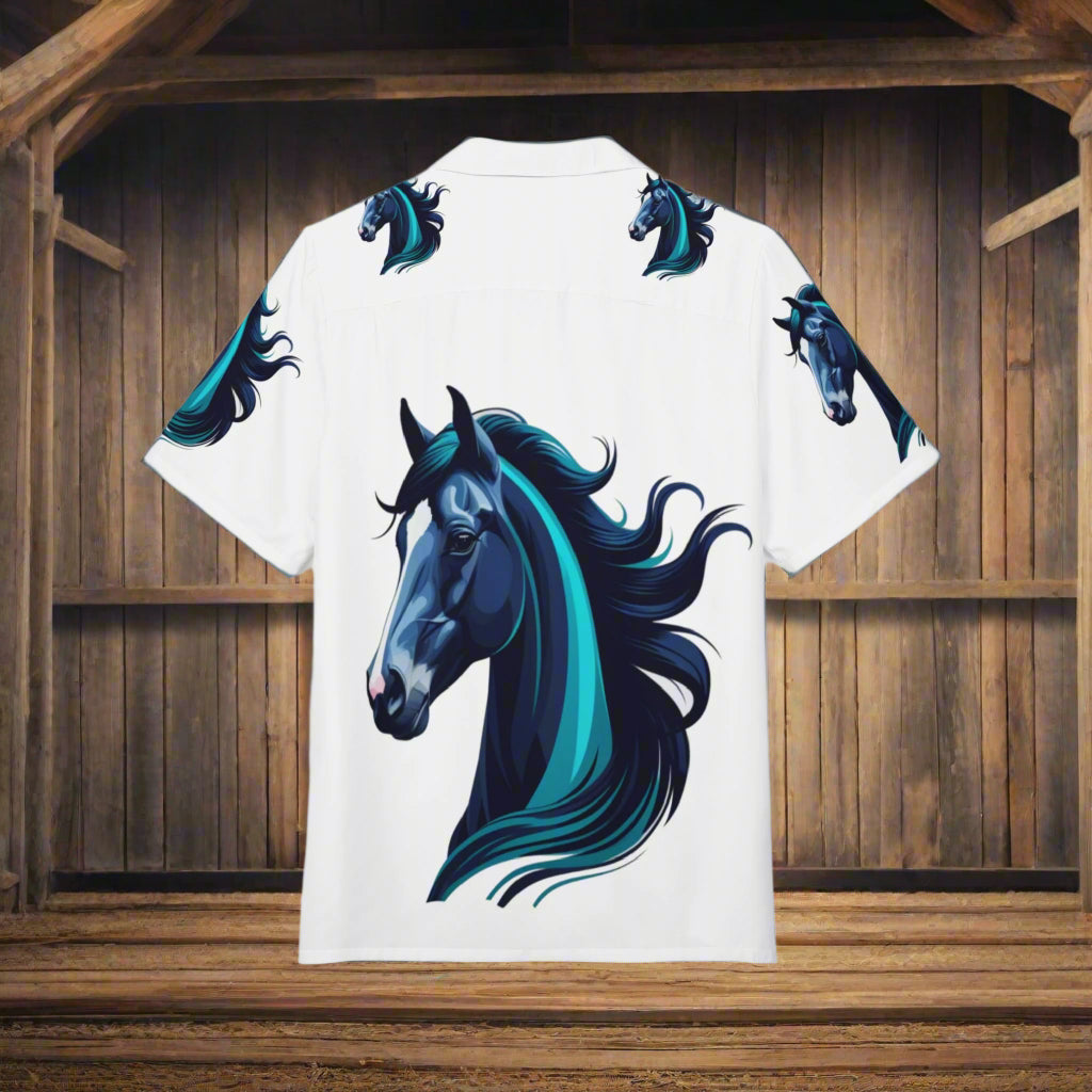 Horse Lovers casual shirt Gift for Dad, Husband, Grandpa