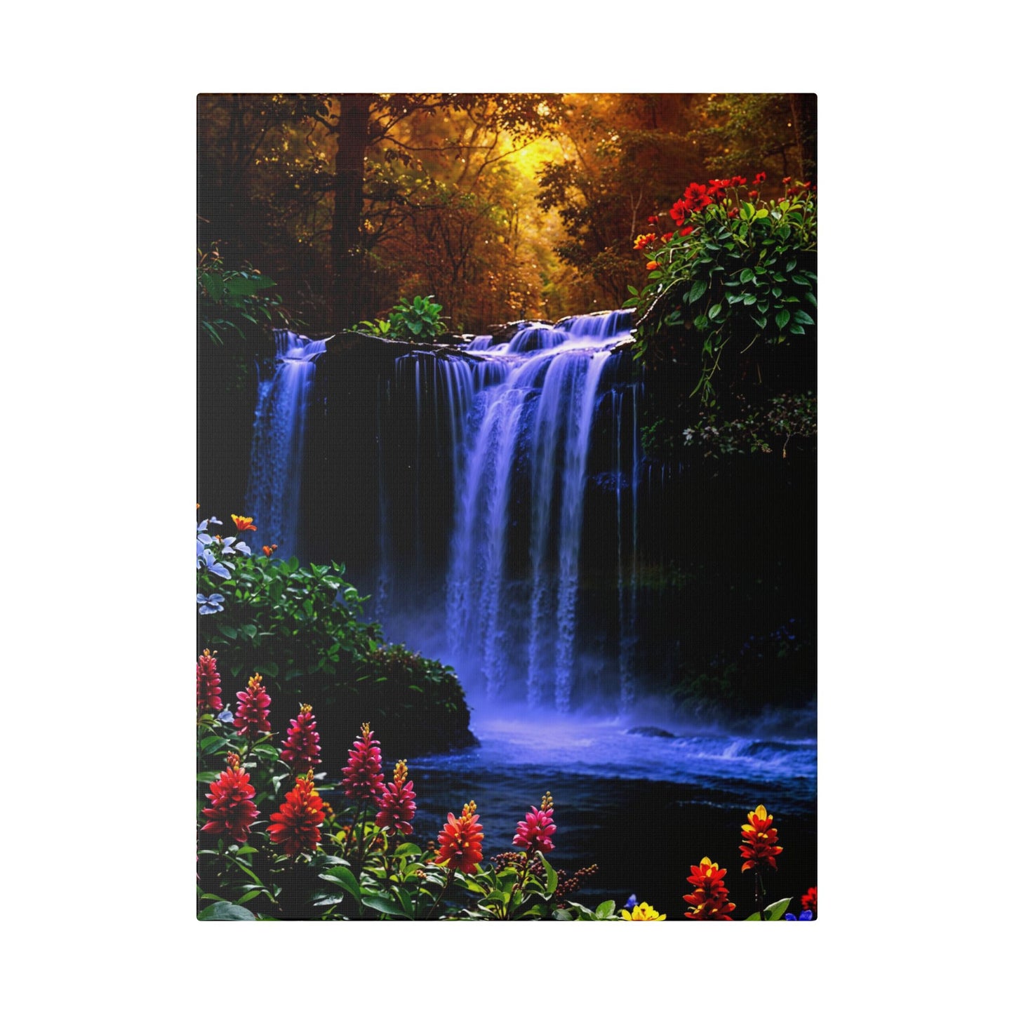 Brilliant Waterfall design on Stretched Canvas
