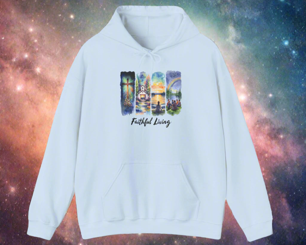"Faithful Living" Hoodie