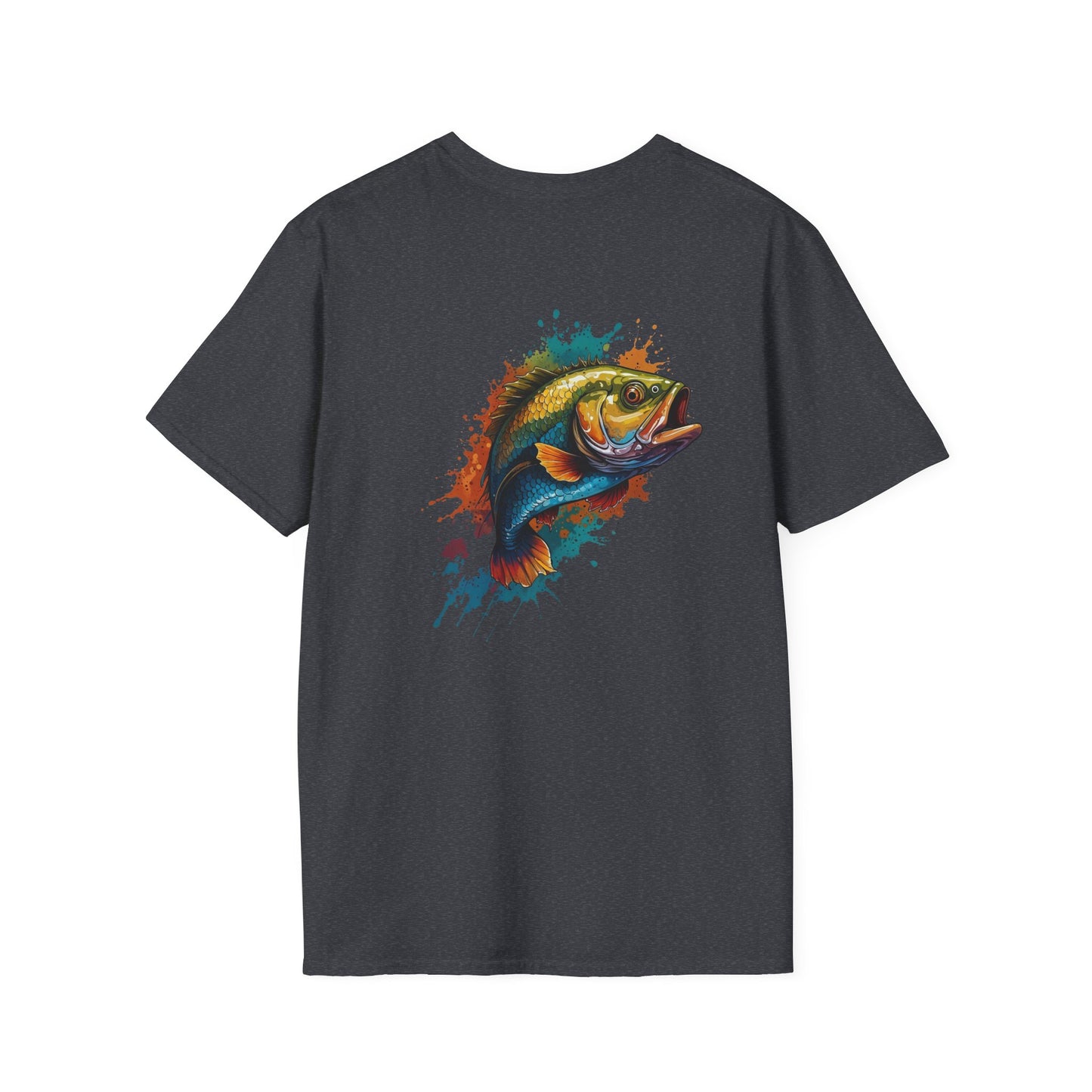Colorful Bass Unisex T-Shirt with Gold Tone Detail