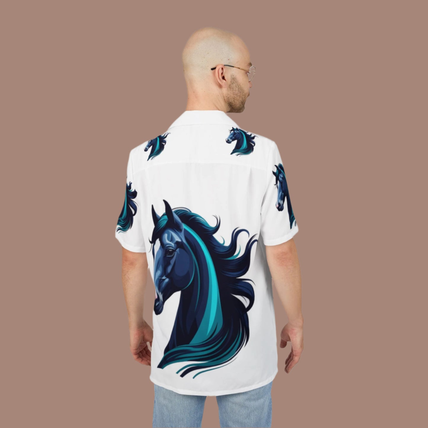 Horse Lovers casual shirt Gift for Dad, Husband, Grandpa
