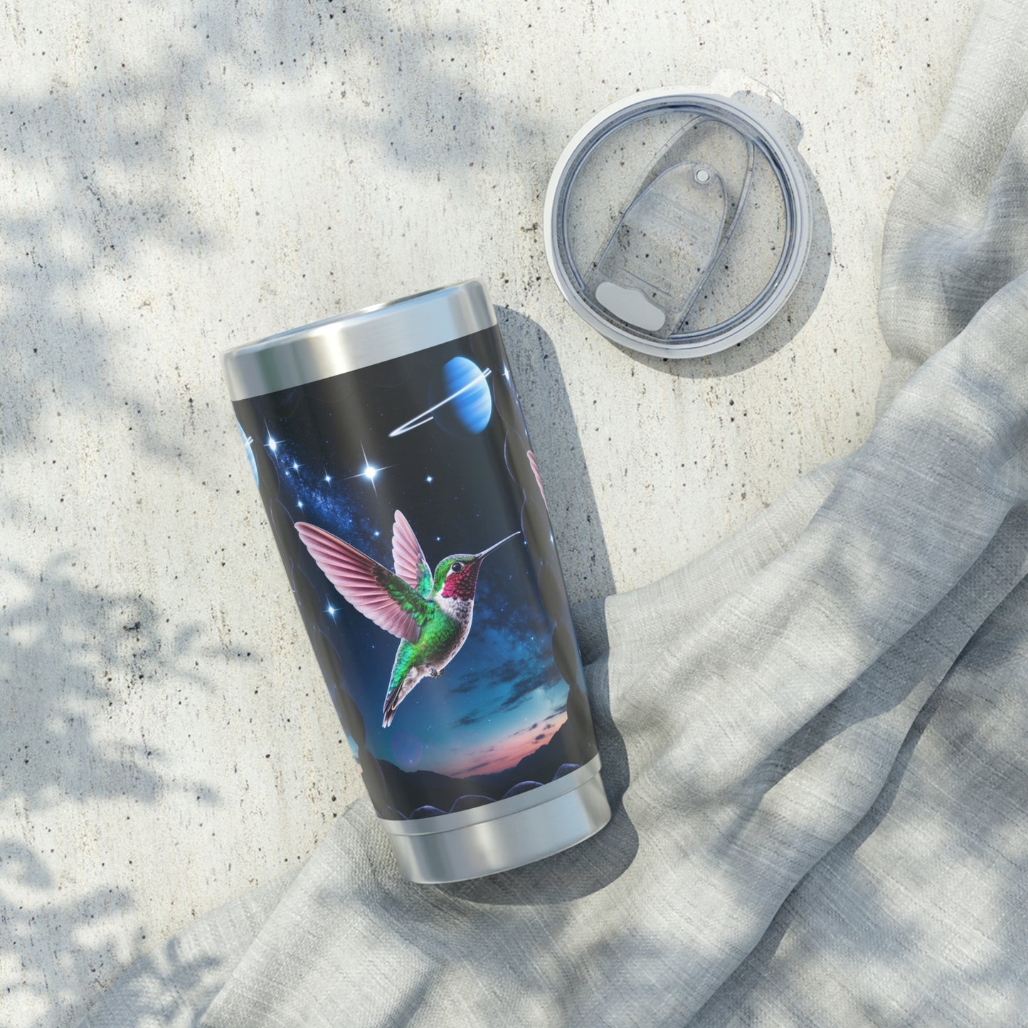 Space Hummingbird Tumbler