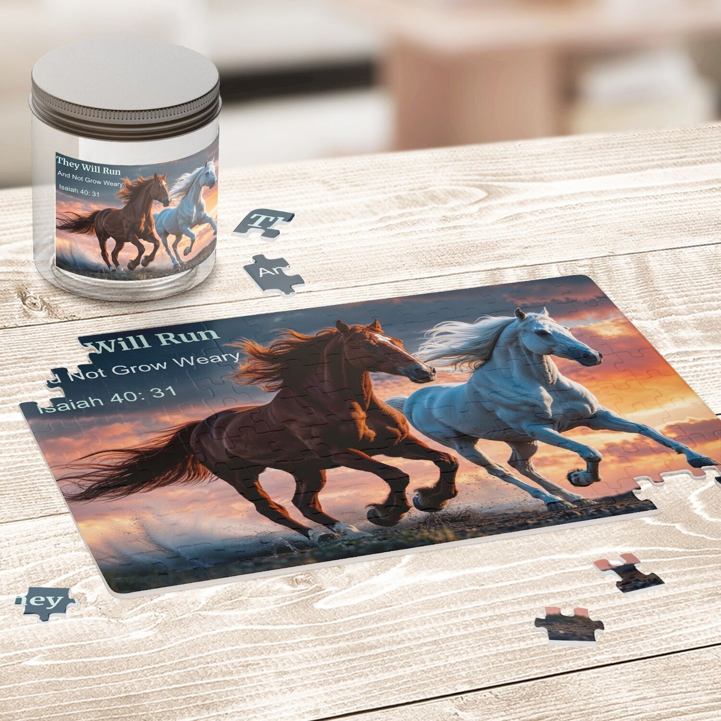 Jigsaw Puzzle -They Will Run and Not Grow Weary