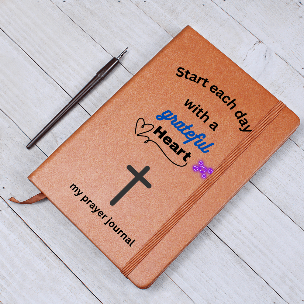 A Leather-Bound Prayer Journal