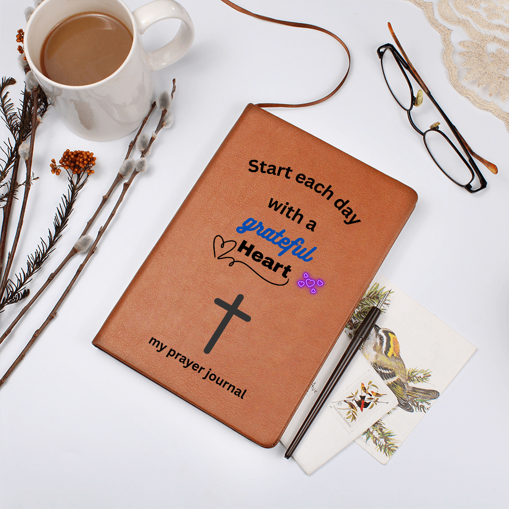 A Leather-Bound Prayer Journal