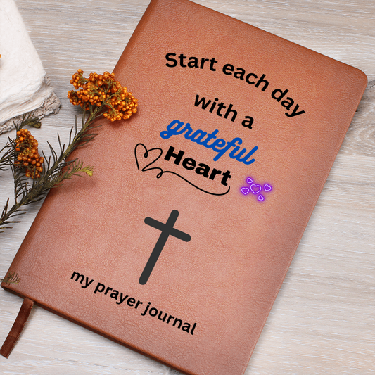 A Leather-Bound Prayer Journal