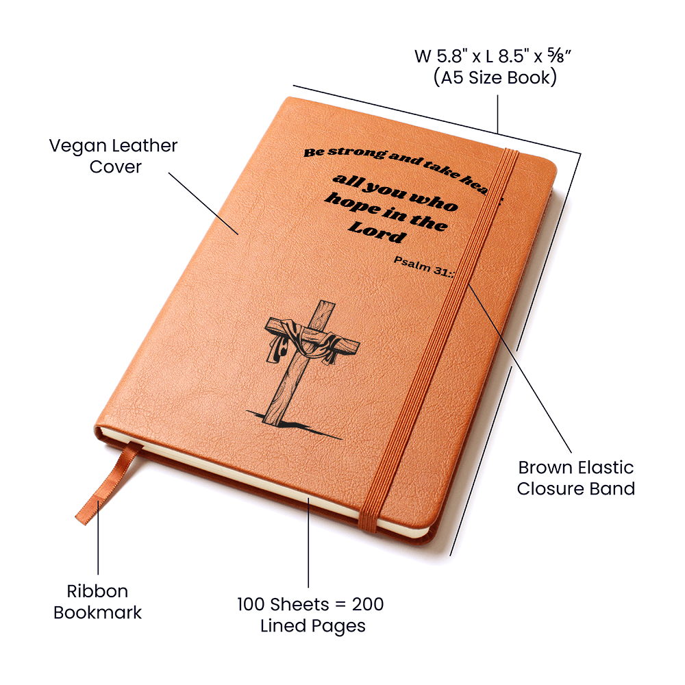 Beautiful Leather-Bound Journal