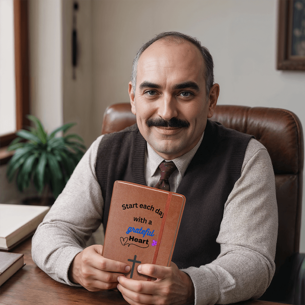 A Leather-Bound Prayer Journal