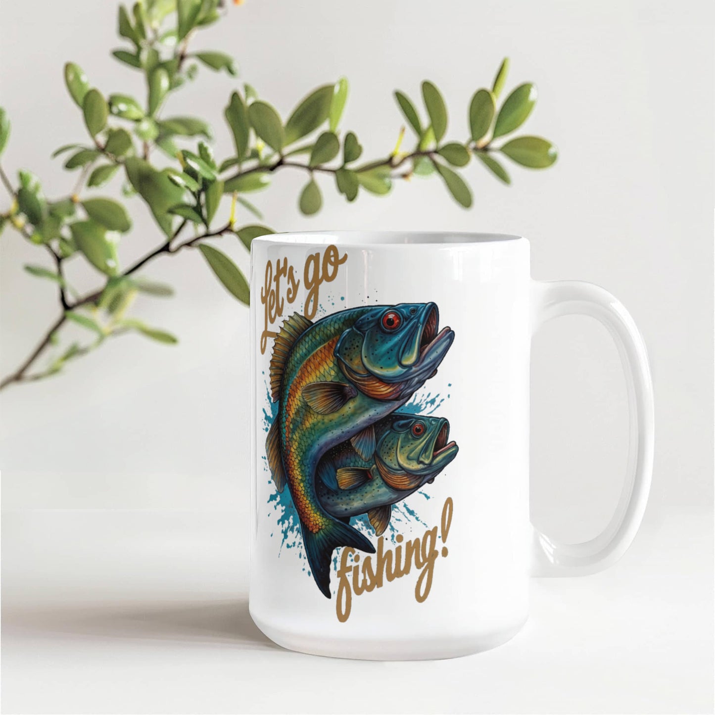 "Let's go fishing!" Mug