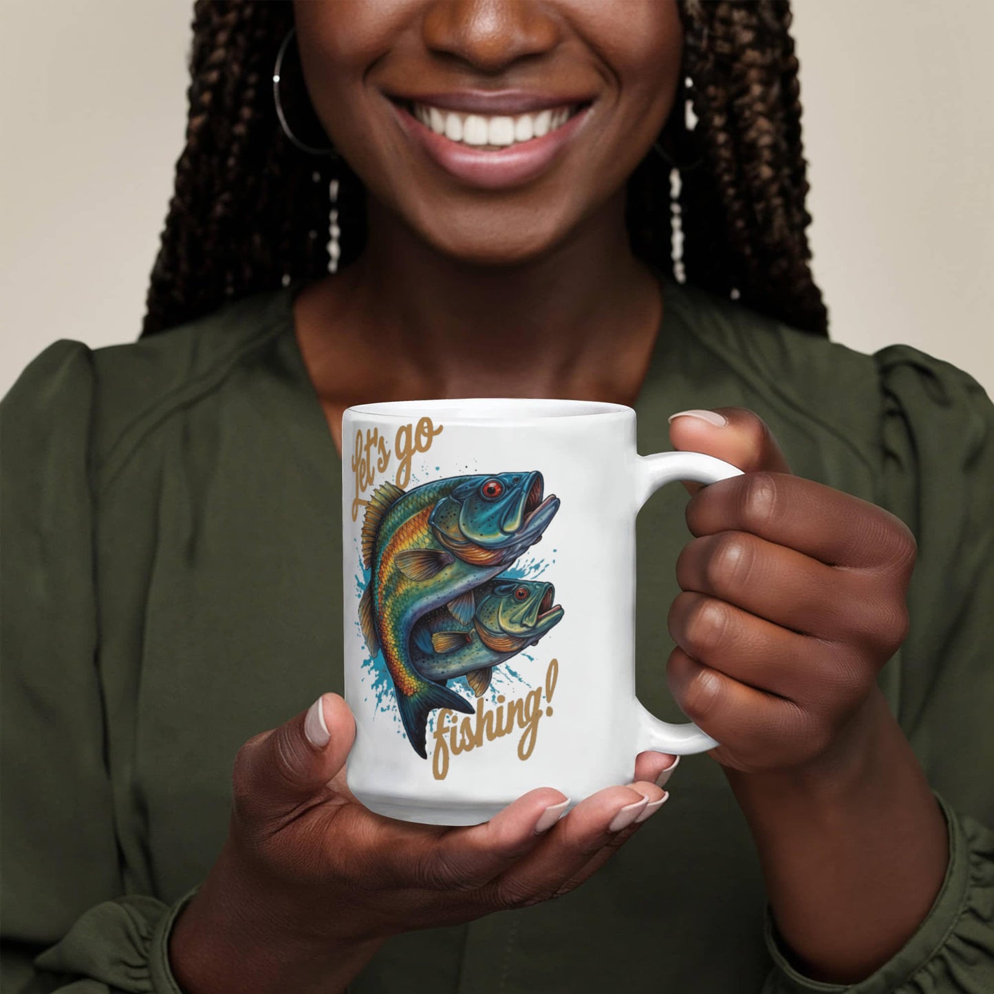 "Let's go fishing!" Mug