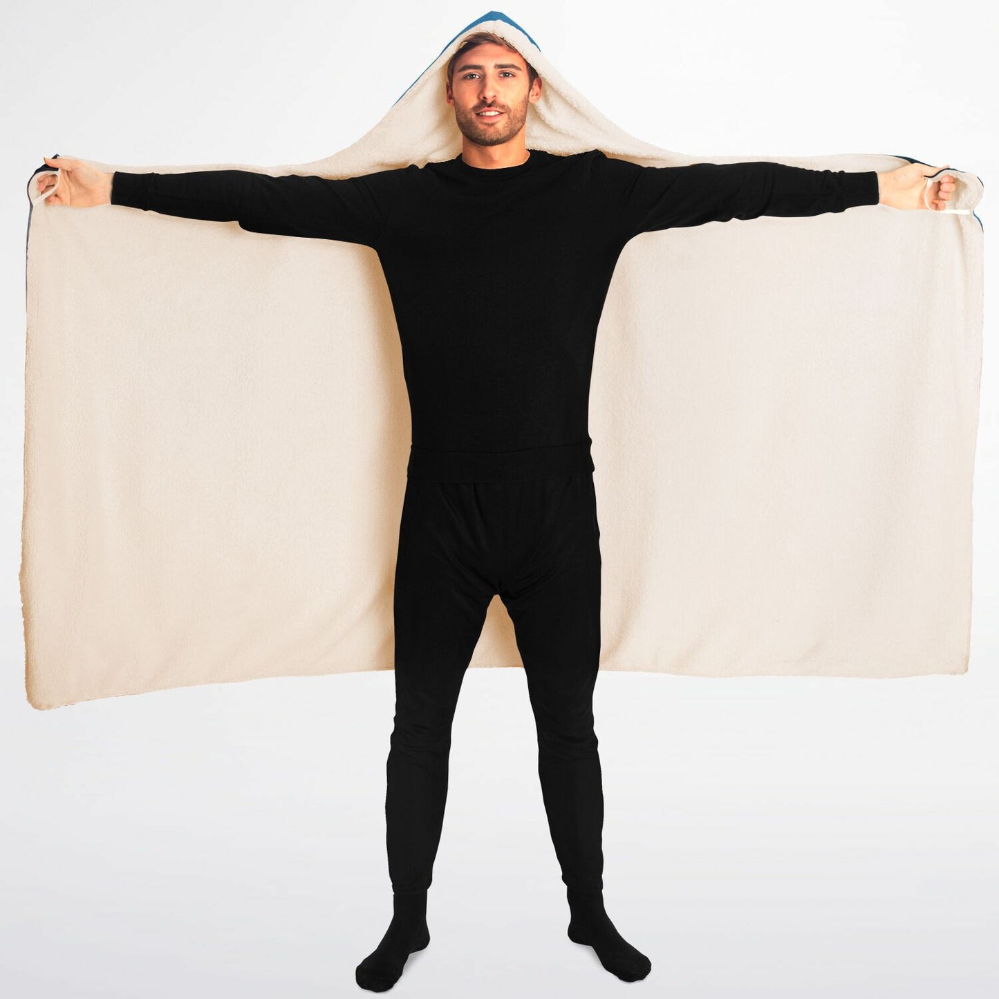 A Hooded Blanket With "They Will Run and not Grow Weary"