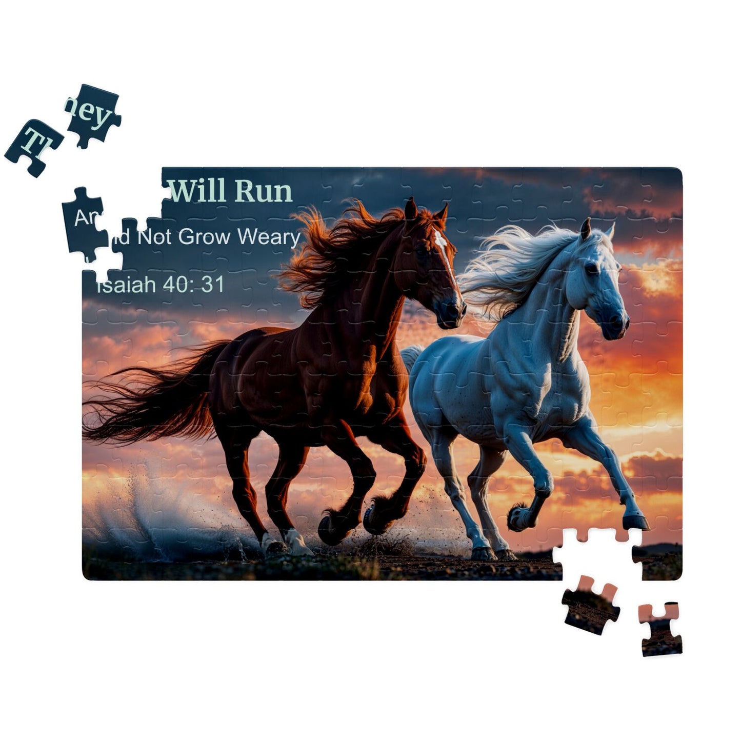 Jigsaw Puzzle -They Will Run and Not Grow Weary